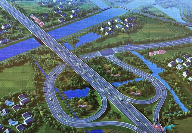 喜报│金沙集团186cc成色中标扬子津路西延与345国道互通工程！